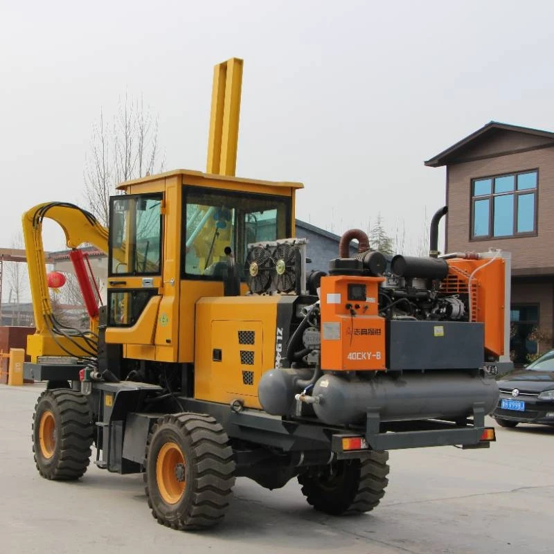 Carrier-mounted Integrated Machine For Pile Driving, Extraction, And Drilling factory Carrier-mounted Integrated Machine For Pile Driving, Extraction, And Drilling factory